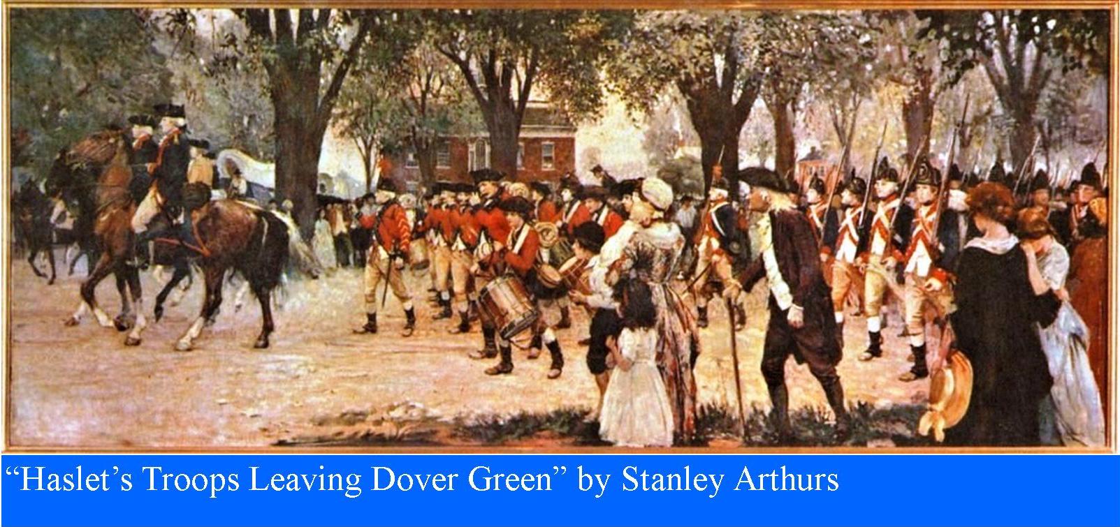 Delaware Regiment in action